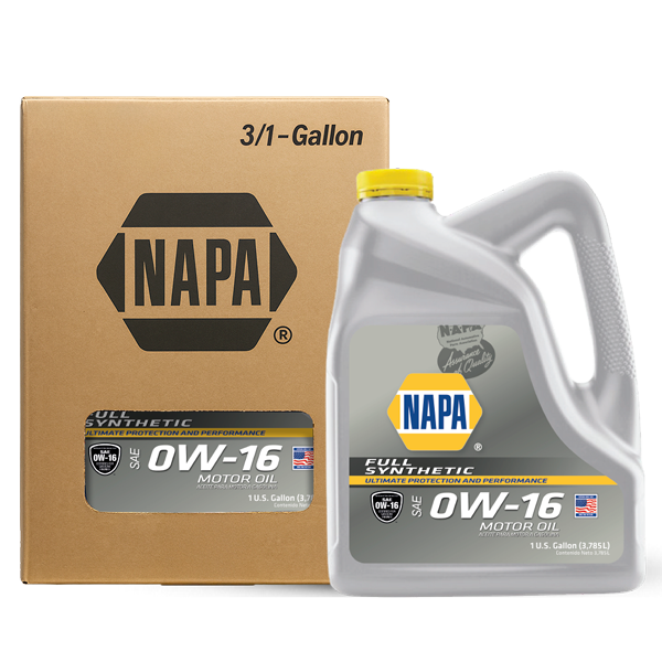 ACEITE NAPA MOTOR GASOLINA RENDIMIENTO PREMIUM 0W-16 SP SINTÉTICO CJ 3GL