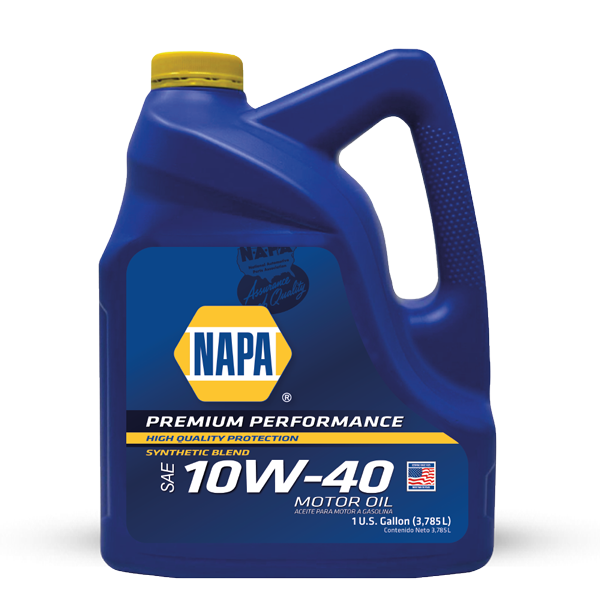 ACEITE NAPA MOTOR GASOLINA RENDIMIENTO PREMIUM 10W-40 SP SEMISINTÉTICO 1G