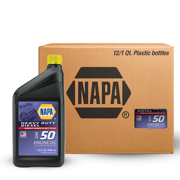 ACEITE NAPA MOTOR DIESEL FLOTA SERVICIO PESADO 50 CH-4 MINERAL CJ 12 QT