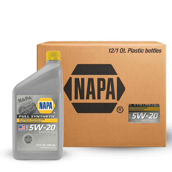 ACEITE NAPA MOTOR GASOLINA RENDIMIENTO PREMIUM 5W-20 SP SINTÉTICO CJ 12 QT