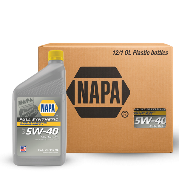 ACEITE NAPA MOTOR GASOLINA RENDIMIENTO PREMIUM 5W-40 SP SINTÉTICO CJ 12 QT