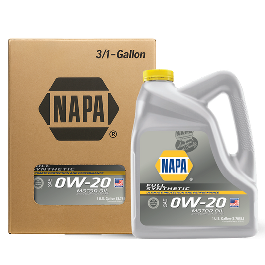 ACEITE NAPA MOTOR GASOLINA RENDIMIENTO PREMIUM 0W-20 SP SINTÉTICO CJ 3GL