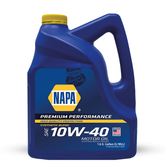 ACEITE NAPA MOTOR GASOLINA RENDIMIENTO PREMIUM 10W-40 SP SEMISINTÉTICO 1G