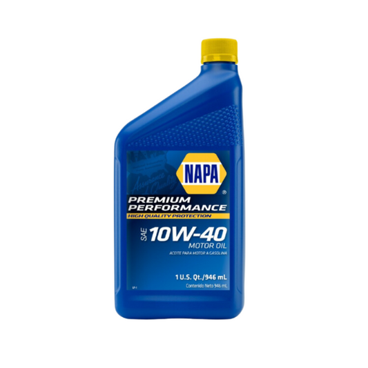 PREMIUM PERFORMANCE SYNTHETIC BLEND MOTOR OIL 10W-40 1/4