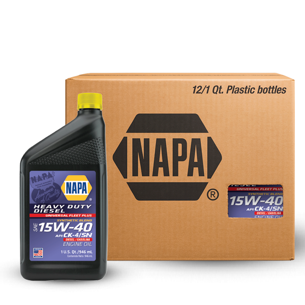 ACEITE NAPA MOTOR DIESEL FLOTA UNIVERSAL 15W-40 CK-4 SEMISINTÉTICO CJ 12 QT