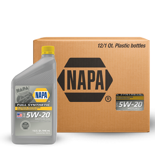 ACEITE NAPA MOTOR GASOLINA RENDIMIENTO PREMIUM 5W-20 SP SINTÉTICO CJ 12 QT