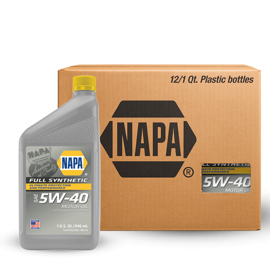 ACEITE NAPA MOTOR GASOLINA RENDIMIENTO PREMIUM 5W-40 SP SINTÉTICO CJ 12 QT