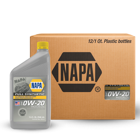 ACEITE NAPA MOTOR GASOLINA RENDIMIENTO PREMIUM 0W-20 SP SINTÉTICO CJ 12 QT