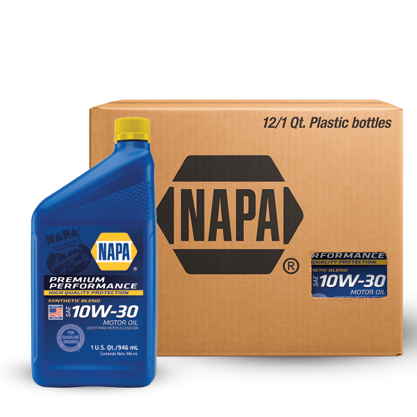 ACEITE NAPA MOTOR GASOLINA RENDIMIENTO PREMIUM 10W-30 SP SEMISINTÉTICO CJ 12 QT