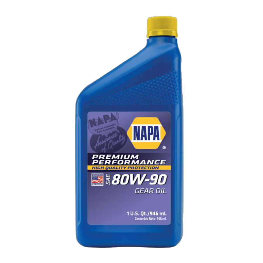 NAPA PREMIUM PERFORMANCE GEAR OIL GL-5 80W90 12X1QT